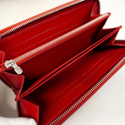 Louis Vuitton Epi Zippy Wallet Long Wallet M60304 Carmine Women