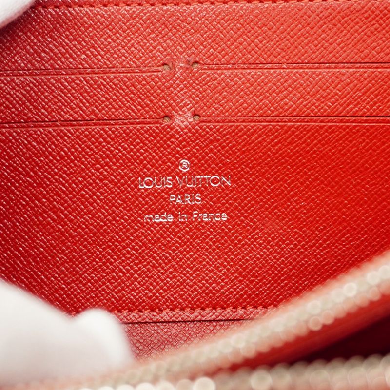 Louis Vuitton Epi Zippy Wallet Long Wallet M60304 Carmine Women