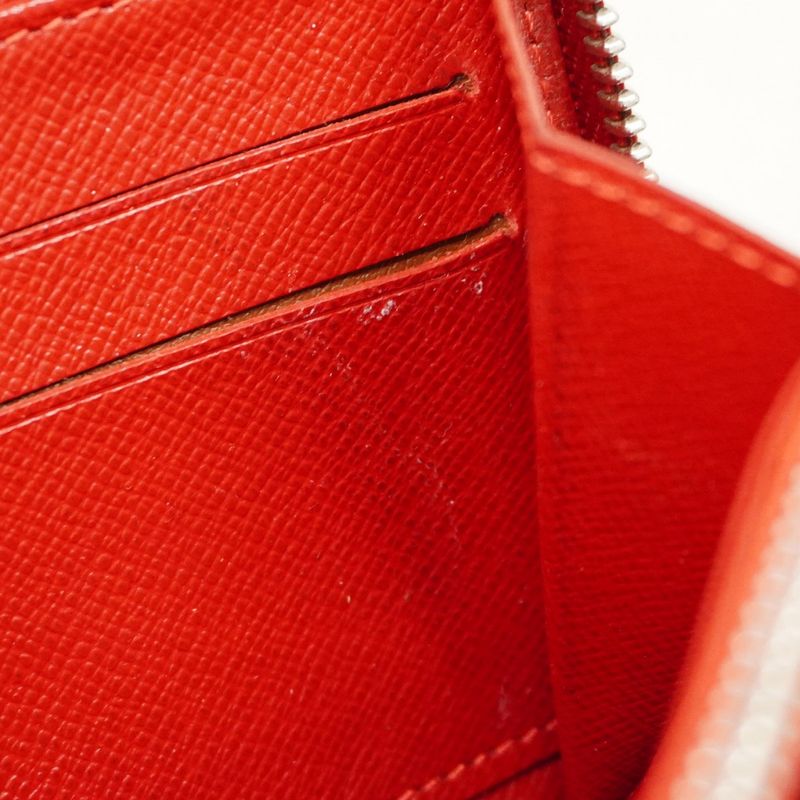 Louis Vuitton Epi Zippy Wallet Long Wallet M60304 Carmine Women