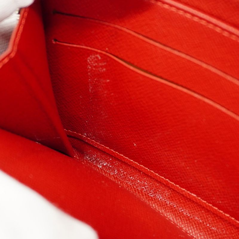 Louis Vuitton Epi Zippy Wallet Long Wallet M60304 Carmine Women