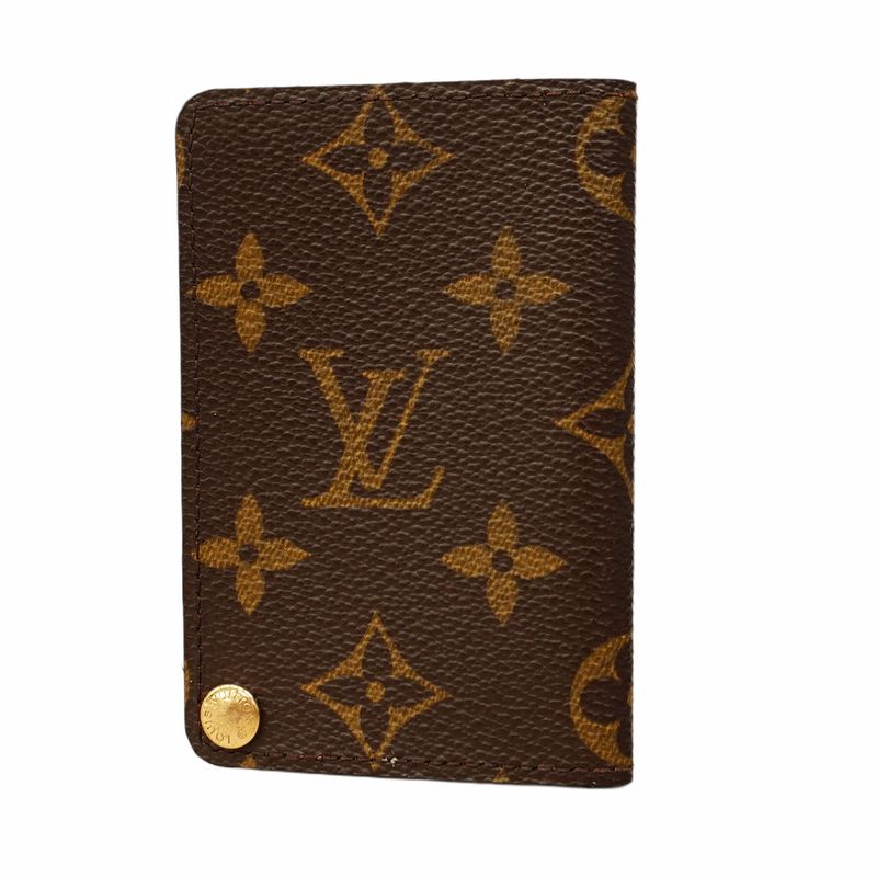 Louis Vuitton Card Case Monogram Porte Cult Cles Diplession M60937 Brown Men