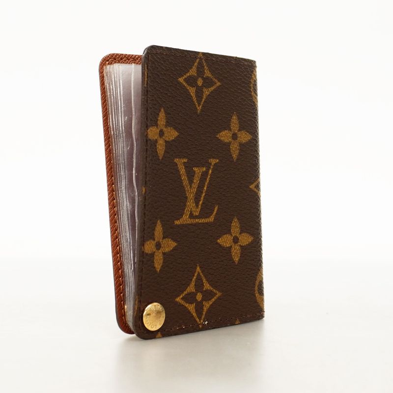 Louis Vuitton Card Case Monogram Porte Cult Cles Diplession M60937 Brown Men