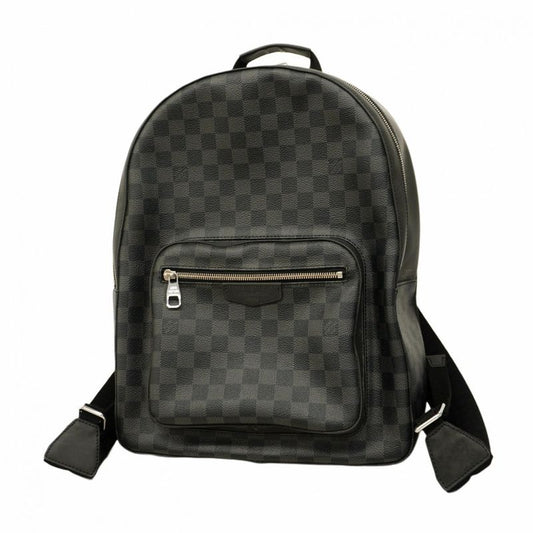 Louis Vuitton Backpack Daypack Damier Graphite Josh N41473 Black Men's