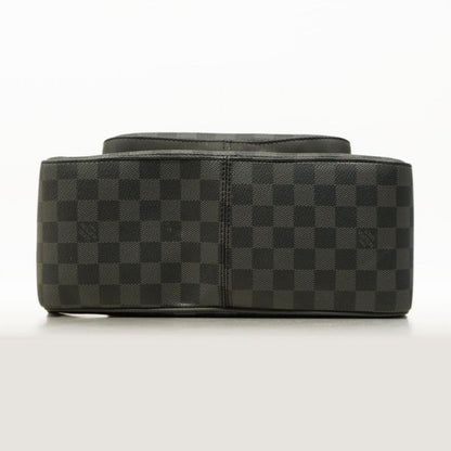 Louis Vuitton Backpack Daypack Damier Graphite Josh N41473 Black Men's