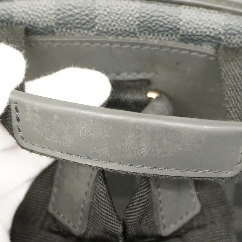 Louis Vuitton Backpack Daypack Damier Graphite Josh N41473 Black Men's