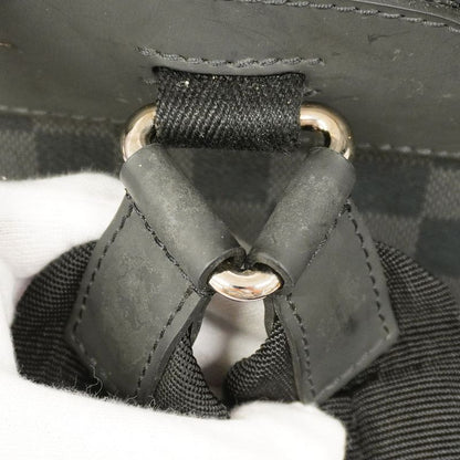 Louis Vuitton Backpack Daypack Damier Graphite Josh N41473 Black Men's