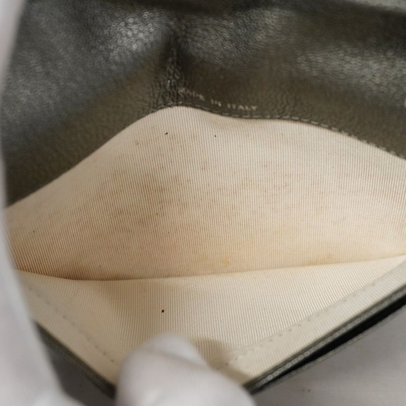 Chanel Long Wallet Bicolore Caviar Skin Silver Pink Gold Silver Hardware Women