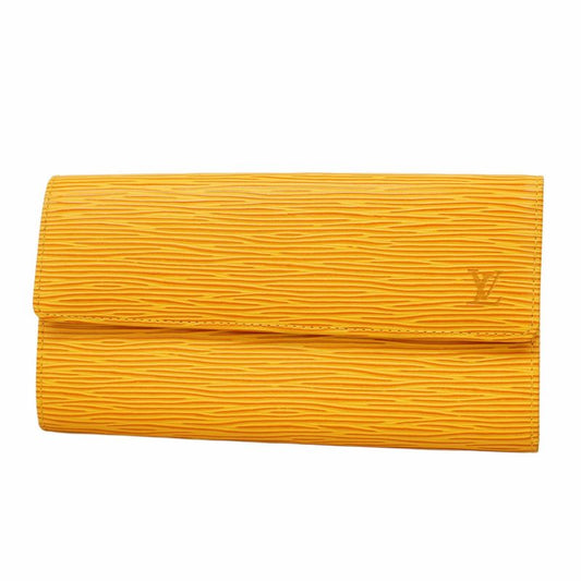 Louis Vuitton Epi Pochette Porte Monet Cles Di M63579 Jeanne Women's Long Wallet
