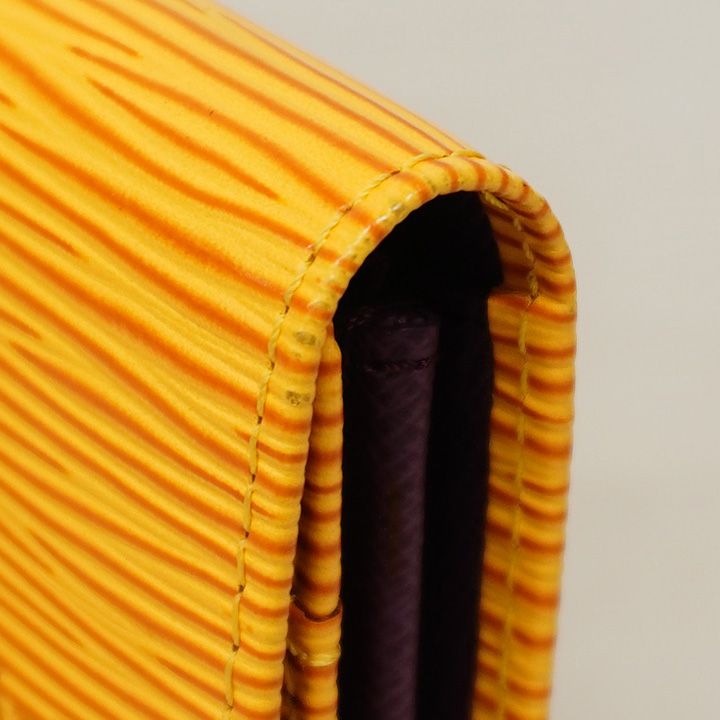 Louis Vuitton Epi Pochette Porte Monet Cles Di M63579 Jeanne Women's Long Wallet