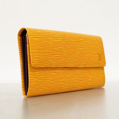 Louis Vuitton Epi Pochette Porte Monet Cles Di M63579 Jeanne Women's Long Wallet