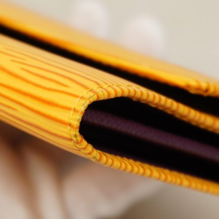 Louis Vuitton Epi Pochette Porte Monet Cles Di M63579 Jeanne Women's Long Wallet