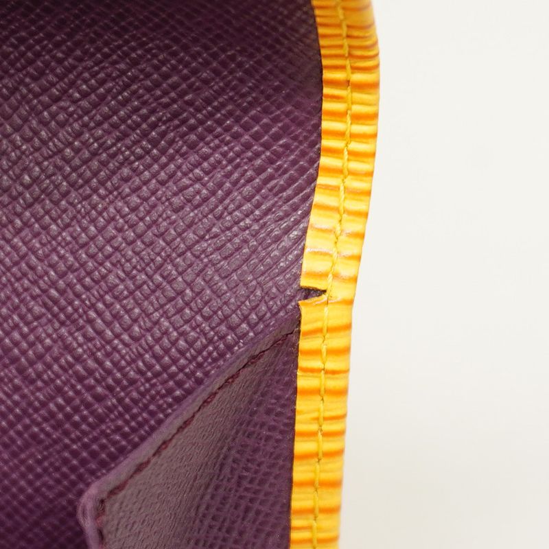 Louis Vuitton Epi Pochette Porte Monet Cles Di M63579 Jeanne Women's Long Wallet