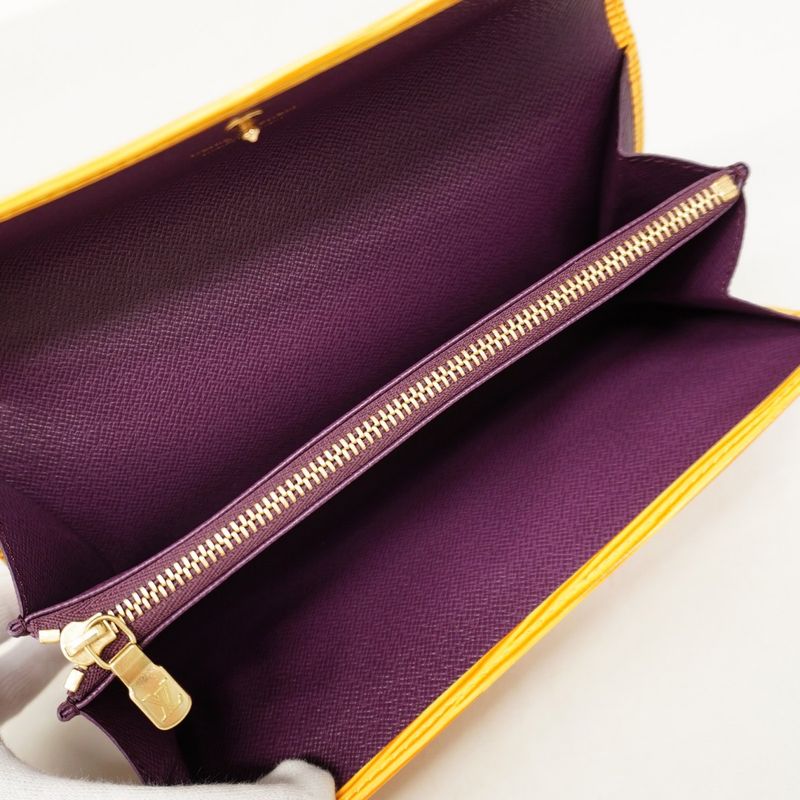 Louis Vuitton Epi Pochette Porte Monet Cles Di M63579 Jeanne Women's Long Wallet