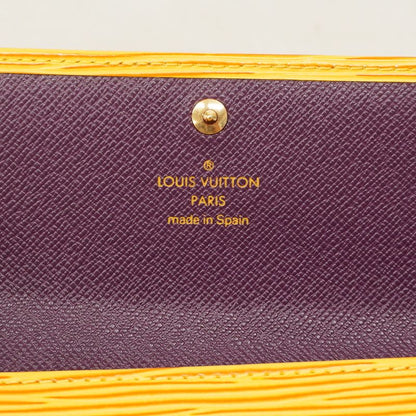 Louis Vuitton Epi Pochette Porte Monet Cles Di M63579 Jeanne Women's Long Wallet