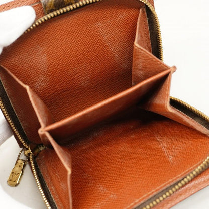 Louis Vuitton Wallet Monogram Compact Zip M61667 Brown Ladies