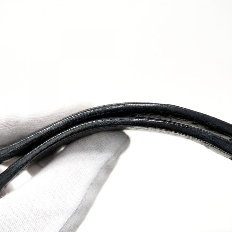 Gucci Shoulder Bag Soho 308982 Leather Black Chien Pan Gold Hardware Women