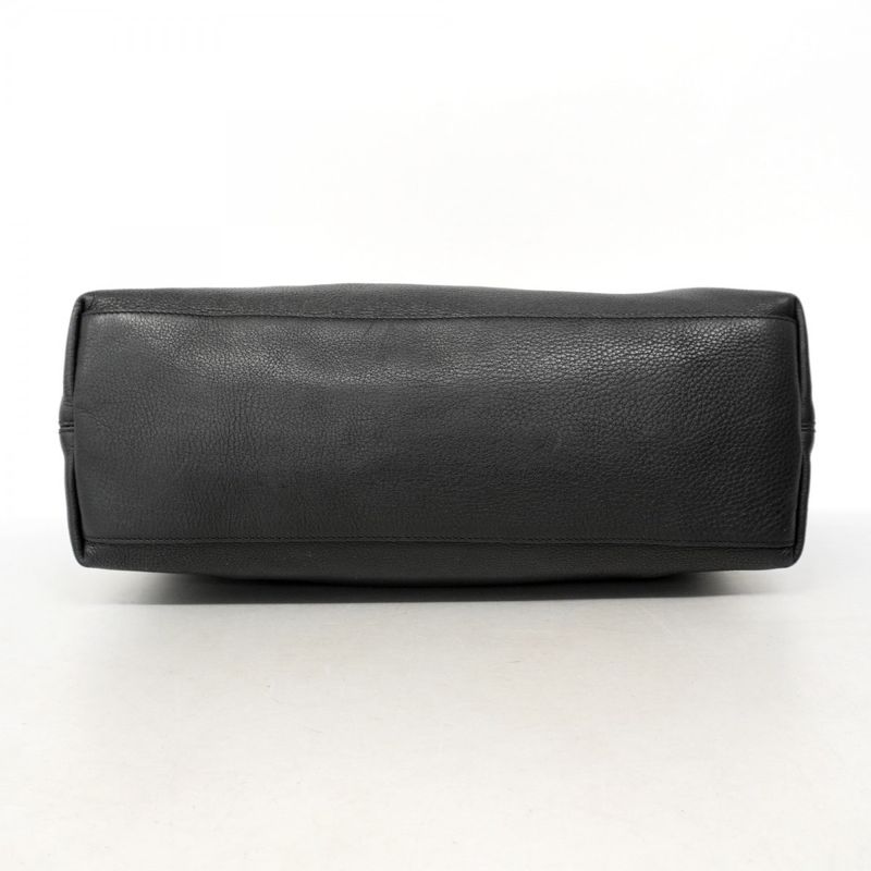 Gucci Shoulder Bag Soho 308982 Leather Black Chien Pan Gold Hardware Women