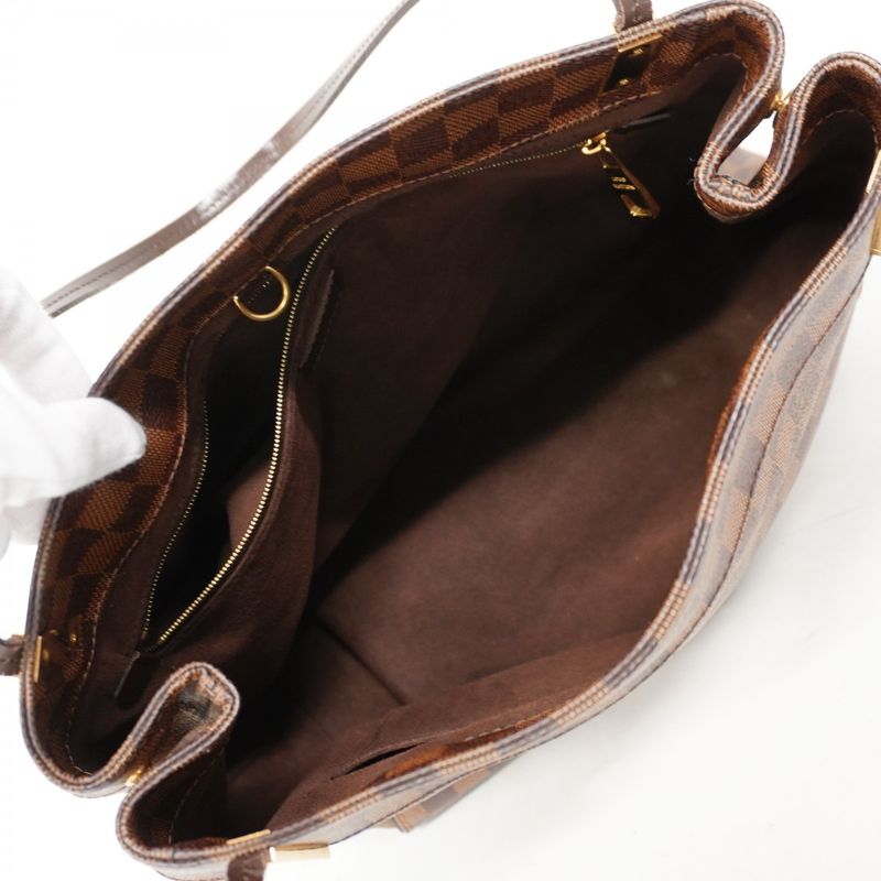 Louis Vuitton Damier Marlbourne GM N41214 Ebène Women's Tote Bag