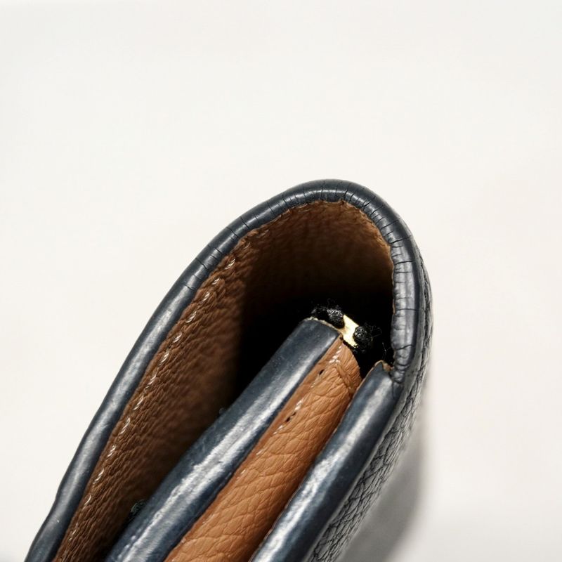 Louis Vuitton Monogram And Empreinte Portefeuille Emilie Long Wallet M62369