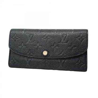 Louis Vuitton Monogram And Empreinte Portefeuille Emilie Long Wallet M62369