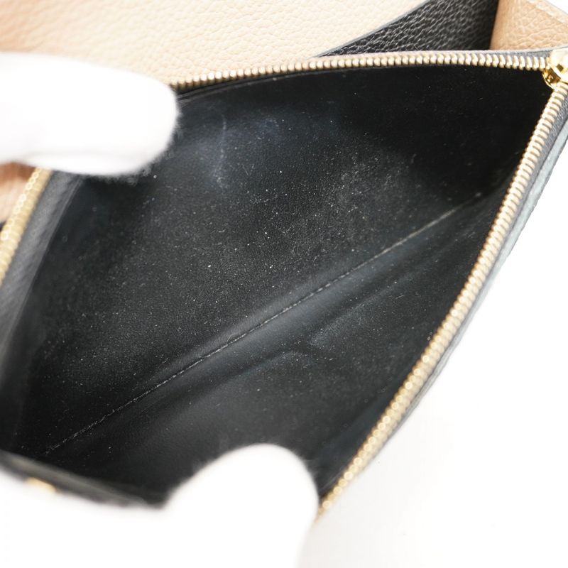 Louis Vuitton Monogram And Empreinte Portefeuille Emilie Long Wallet M62369