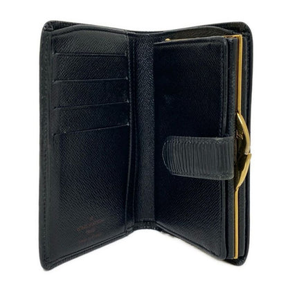 Louis Vuitton Epi Porte Monnaie Viennois M63242 Noir Black Leather