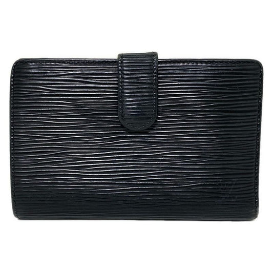 Louis Vuitton Epi Porte Monnaie Viennois M63242 Noir Black Leather
