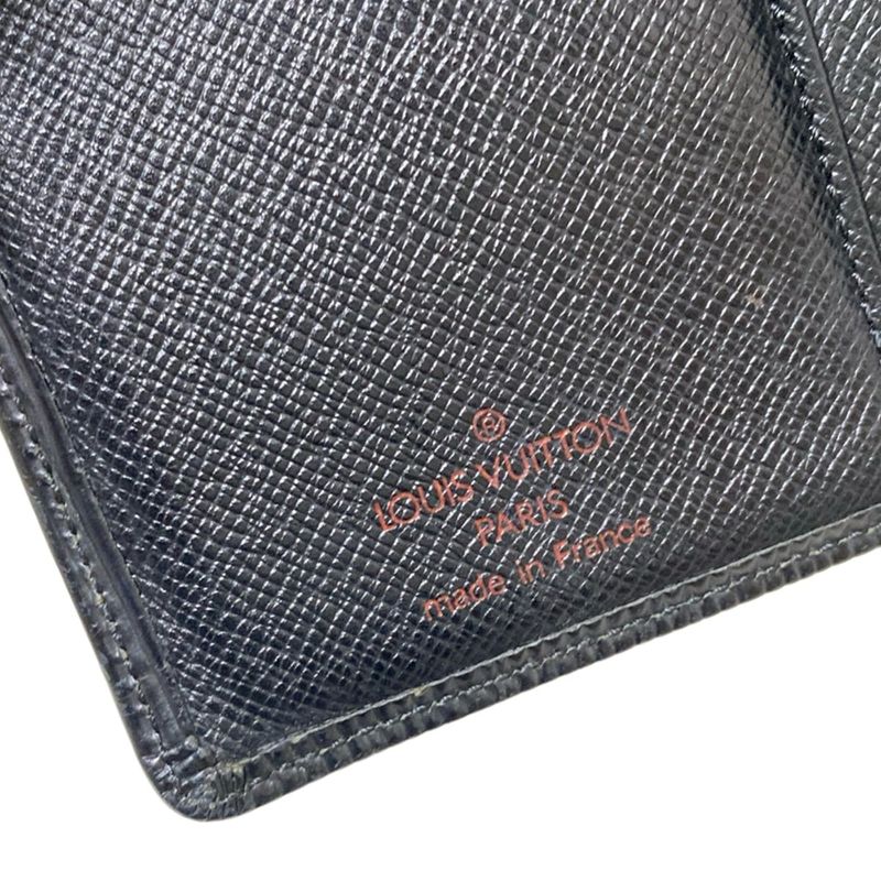 Louis Vuitton Epi Porte Monnaie Viennois M63242 Noir Black Leather