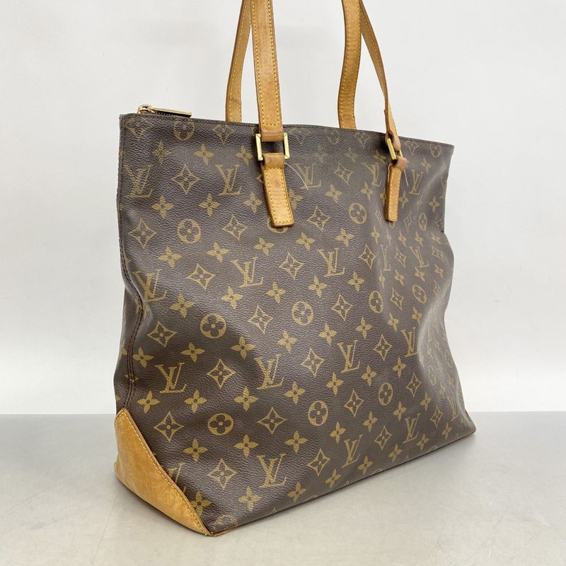 Louis Vuitton Tote Bag Monogram Cabas Mezzo M51151 Brown Ladies