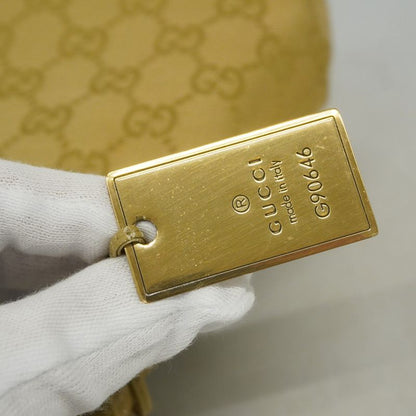 Gucci Shoulder Bag GG Canvas 90646 Canvas Beige Gold Hardware Women