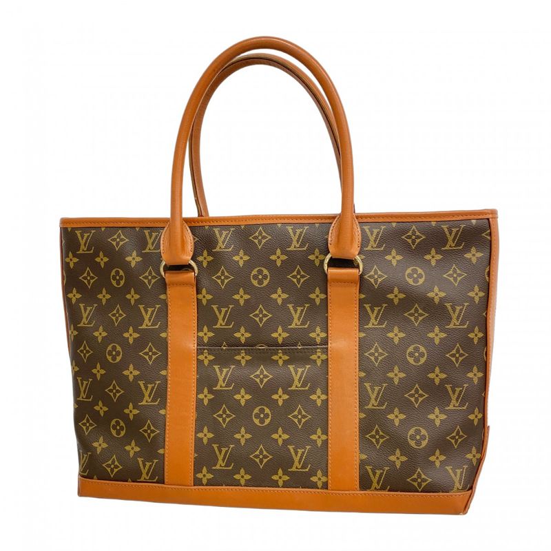 Louis Vuitton Tote Bag Monogram Sac Weekend PM M42425 Brown Women's