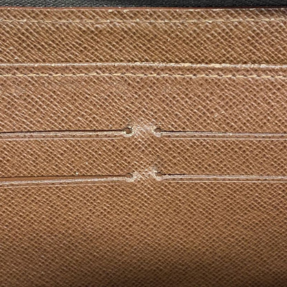 Louis Vuitton Long Wallet Monogram Zippy Wallet M60017 Brown Men Women Unisex