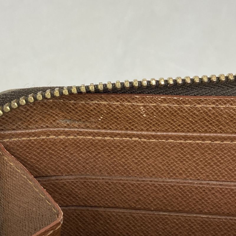 Louis Vuitton Long Wallet Monogram Zippy Wallet M60017 Brown Men Women Unisex