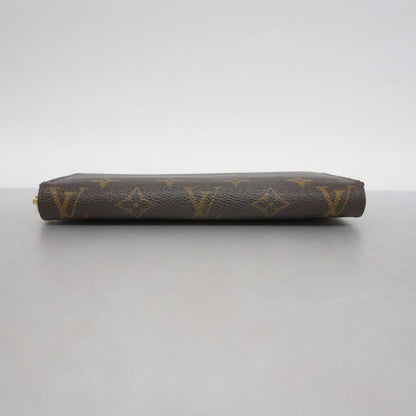 Louis Vuitton Long Wallet Monogram Zippy Wallet M60017 Brown Men Women Unisex
