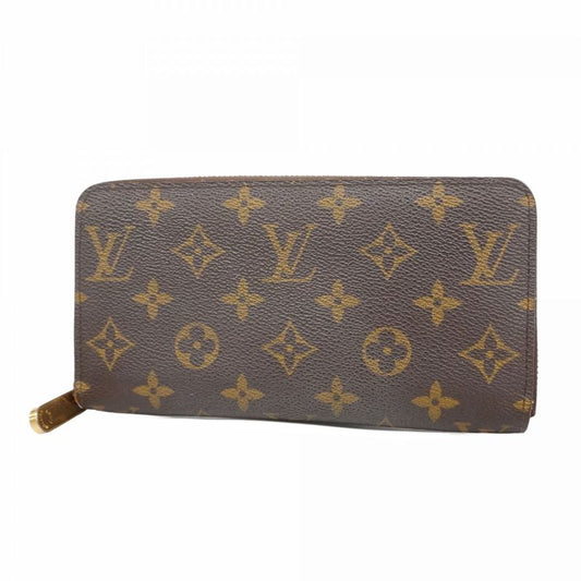 Louis Vuitton Long Wallet Monogram Zippy Wallet M60017 Brown Men Women Unisex