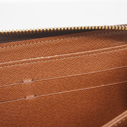 Louis Vuitton Long Wallet Monogram Zippy Wallet M60017 Brown Men Women Unisex