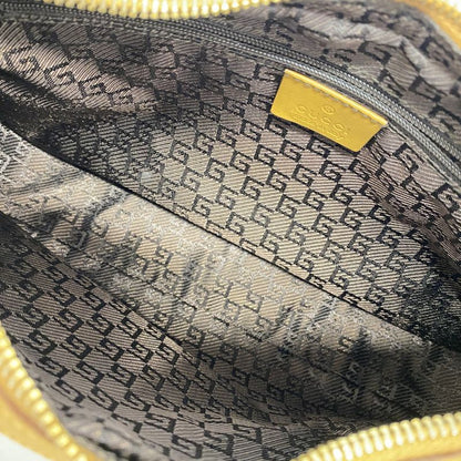 Gucci Shoulder Bag 001 3812 Suede Brown Gold Hardware Women's