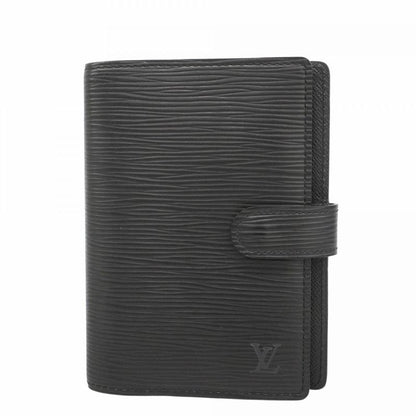 Louis Vuitton Notebook Cabas - Epi Agenda PM R20052 Noir Black Men Women Unisex