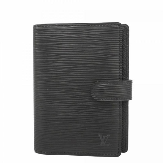 Louis Vuitton Notebook Cabas - Epi Agenda PM R20052 Noir Black Men Women Unisex