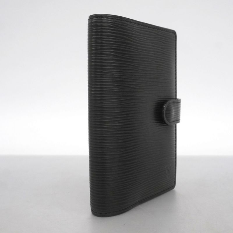 Louis Vuitton Notebook Cabas - Epi Agenda PM R20052 Noir Black Men Women Unisex