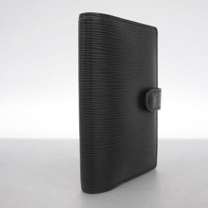 Louis Vuitton Notebook Cabas - Epi Agenda PM R20052 Noir Black Men Women Unisex