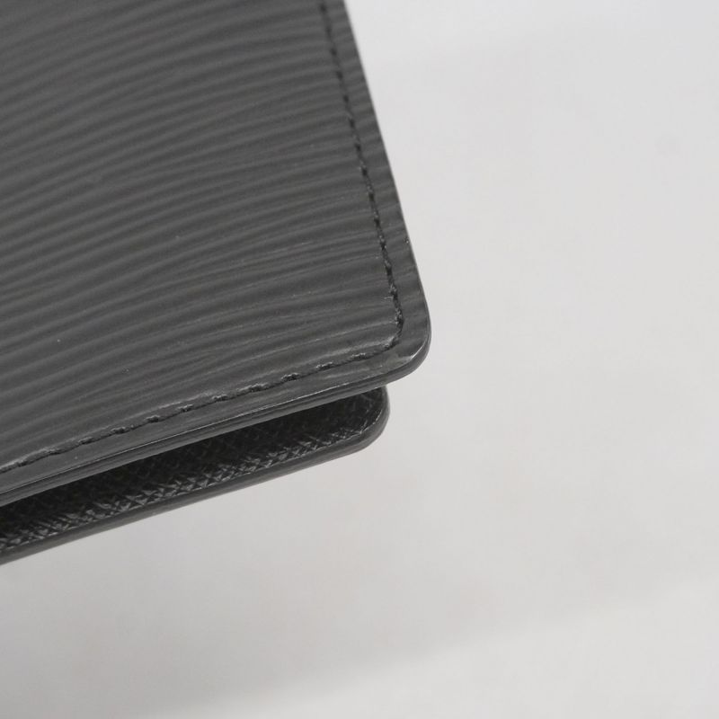 Louis Vuitton Notebook Cabas - Epi Agenda PM R20052 Noir Black Men Women Unisex