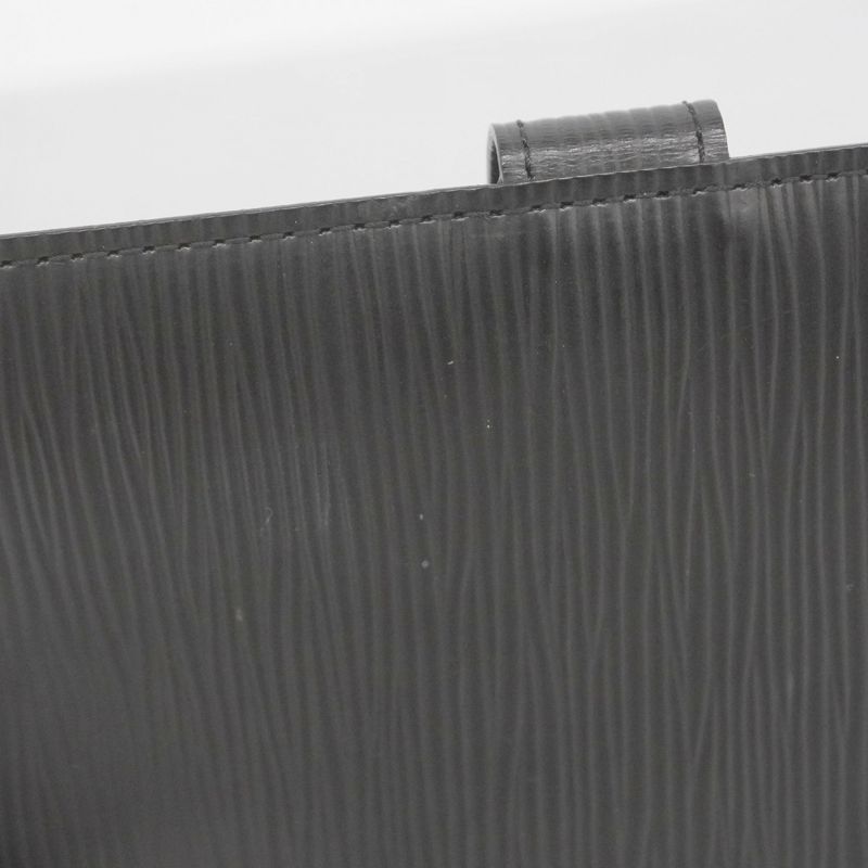 Louis Vuitton Notebook Cabas - Epi Agenda PM R20052 Noir Black Men Women Unisex