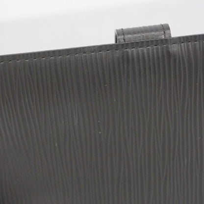 Louis Vuitton Notebook Cabas - Epi Agenda PM R20052 Noir Black Men Women Unisex