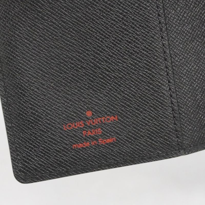Louis Vuitton Notebook Cabas - Epi Agenda PM R20052 Noir Black Men Women Unisex