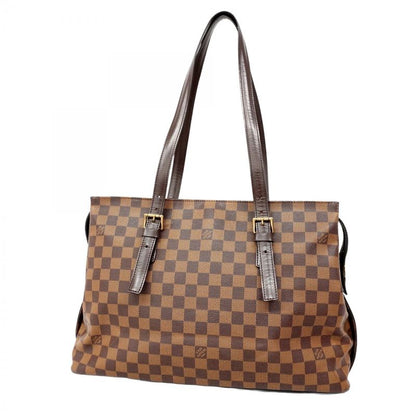 Louis Vuitton Damier Chelsea N51119 Ebene Womens Shoulder Bag