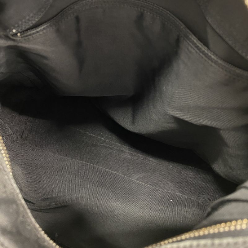 Chanel Shoulder Bag Leather Black Gold Hardware Women