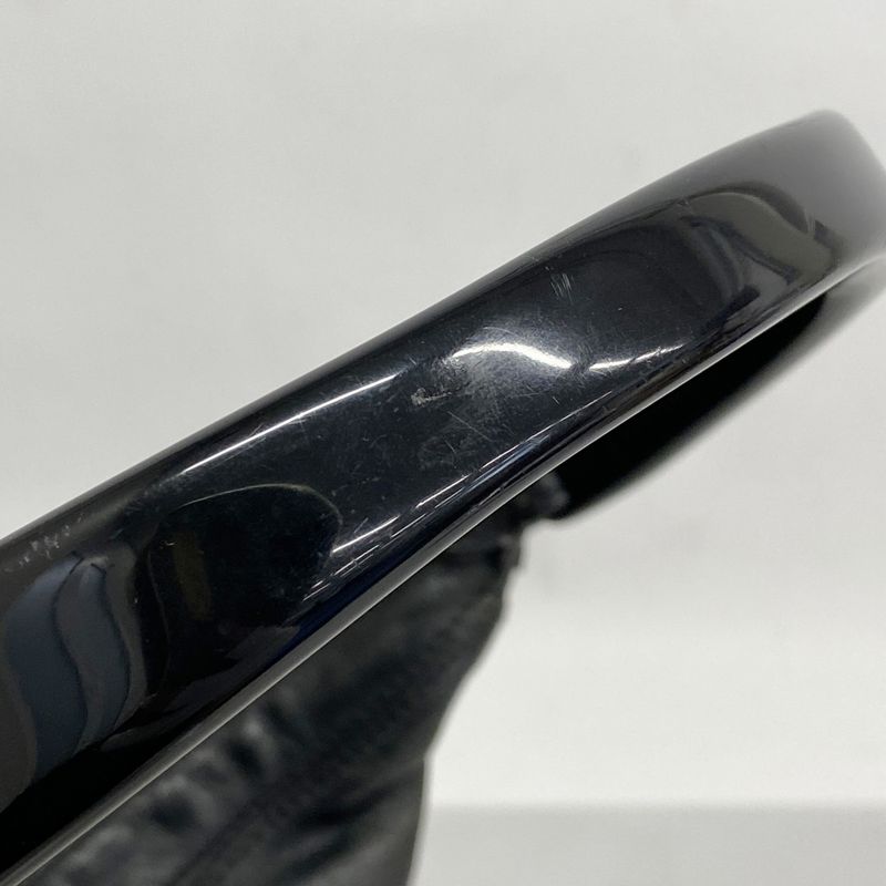 Chanel Shoulder Bag Leather Black Gold Hardware Women