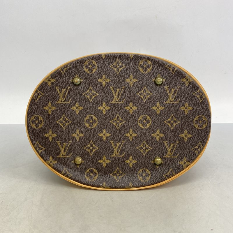 Louis Vuitton Tote Bag Monogram Bucket GM M42236 Brown Ladies
