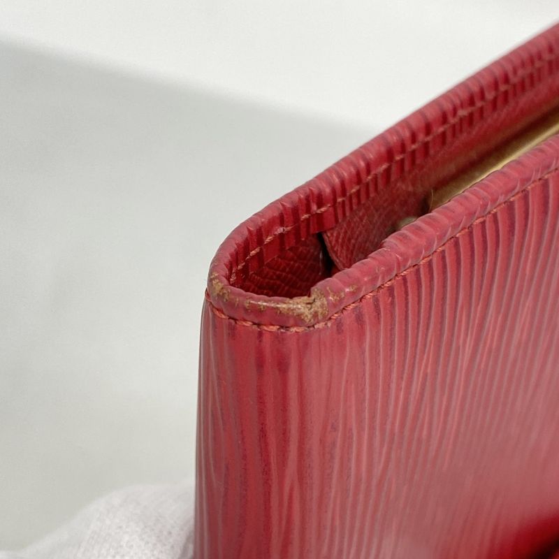 Louis Vuitton Epi Continental Viennese Long Wallet M63257 Castilian Red Ladies